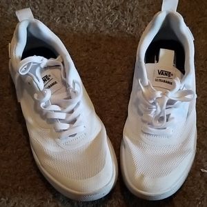 White ultrarange vans